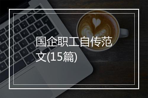 国企职工自传范文(15篇)