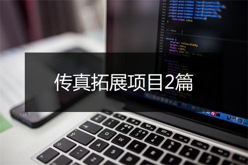 传真拓展项目2篇