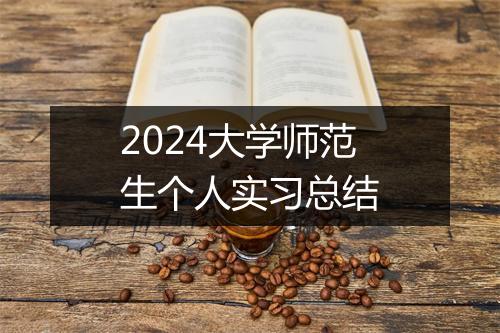 2024大学师范生个人实习总结