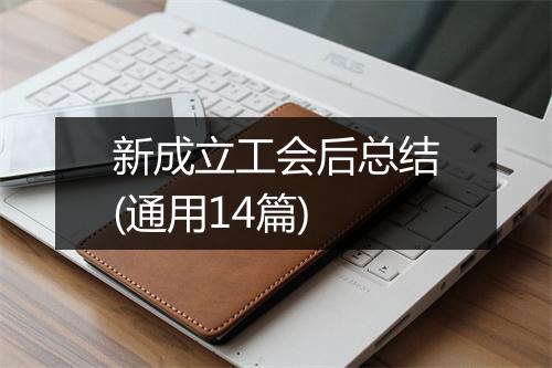 新成立工会后总结(通用14篇)