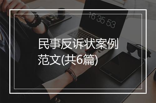 民事反诉状案例范文(共6篇)