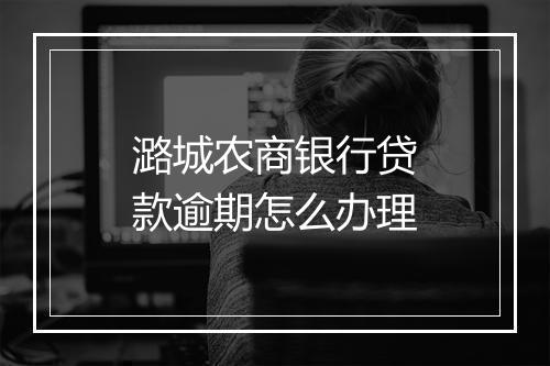 潞城农商银行贷款逾期怎么办理