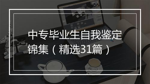 中专毕业生自我鉴定锦集（精选31篇）