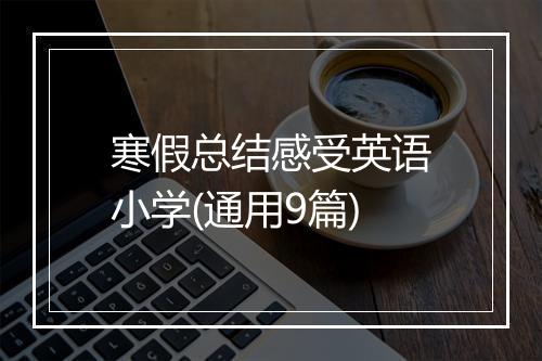 寒假总结感受英语小学(通用9篇)