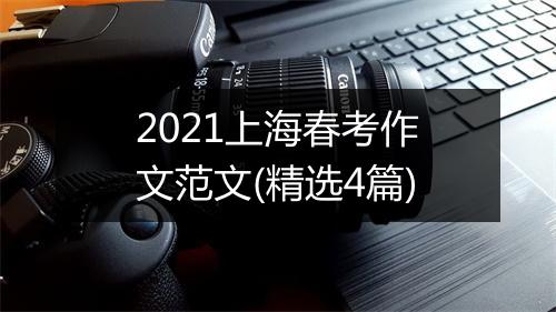 2021上海春考作文范文(精选4篇)