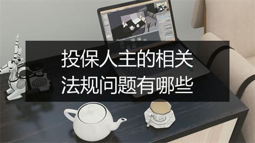 投保人主的相关法规问题有哪些