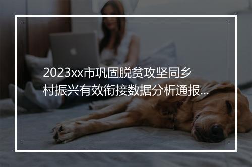 2023xx市巩固脱贫攻坚同乡村振兴有效衔接数据分析通报问题整改的报告