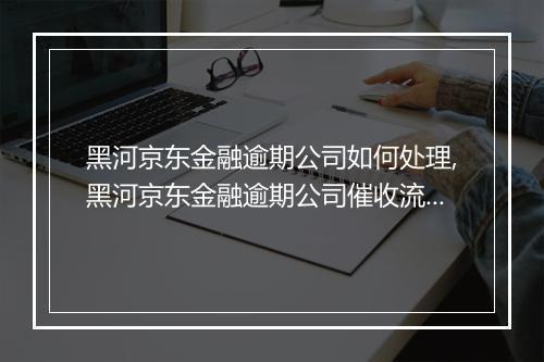 黑河京东金融逾期公司如何处理,黑河京东金融逾期公司催收流程