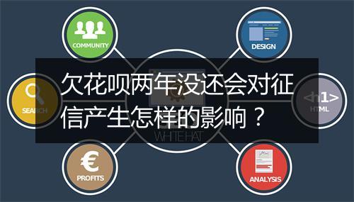 欠花呗两年没还会对征信产生怎样的影响？