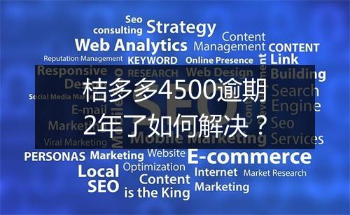 桔多多4500逾期2年了如何解决？