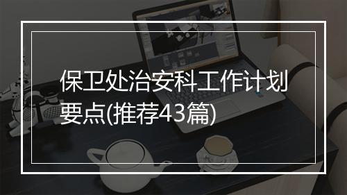 保卫处治安科工作计划要点(推荐43篇)
