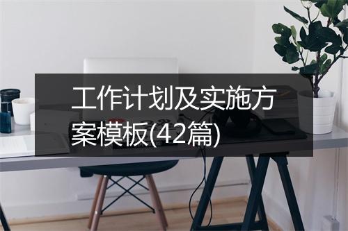 工作计划及实施方案模板(42篇)