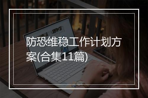 防恐维稳工作计划方案(合集11篇)