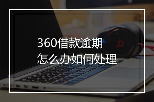 360借款逾期怎么办如何处理