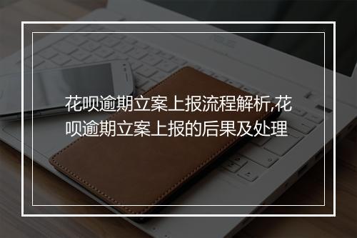 花呗逾期立案上报流程解析,花呗逾期立案上报的后果及处理