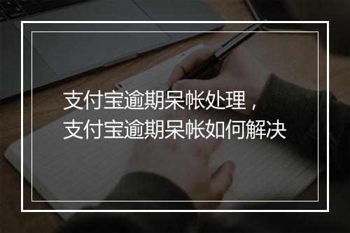 支付宝逾期呆帐处理 ,支付宝逾期呆帐如何解决