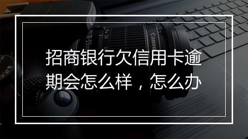 招商银行欠信用卡逾期会怎么样，怎么办