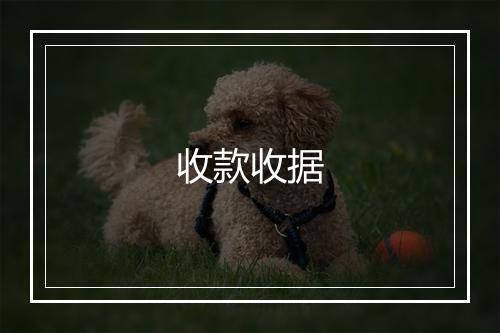 收款收据