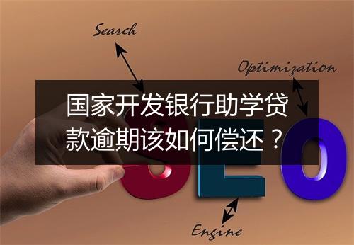 国家开发银行助学贷款逾期该如何偿还？