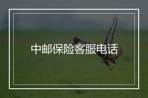 中邮保险客服电话