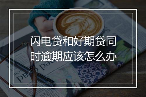 闪电贷和好期贷同时逾期应该怎么办
