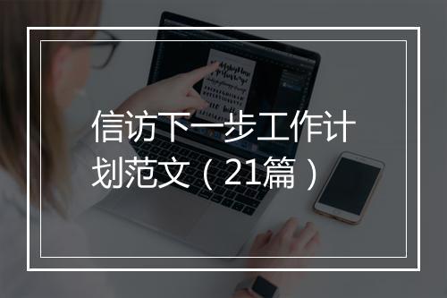 信访下一步工作计划范文（21篇）