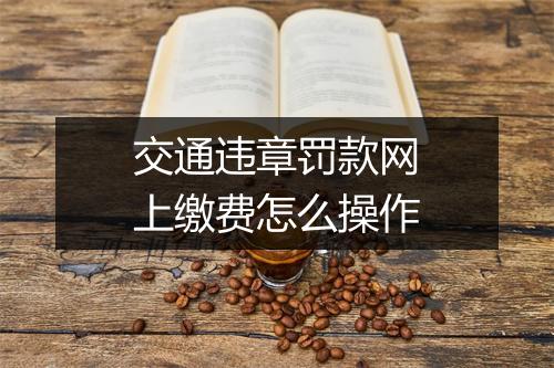 交通违章罚款网上缴费怎么操作