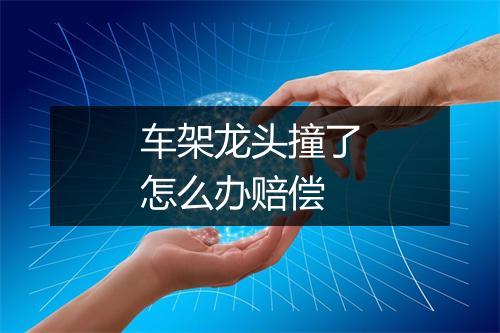 车架龙头撞了怎么办赔偿