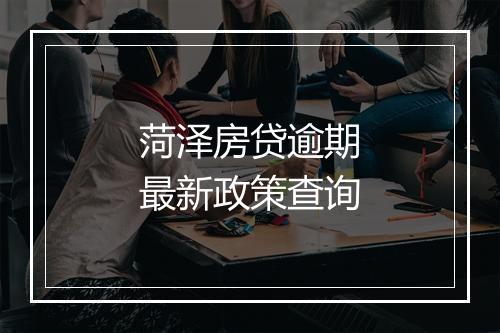 菏泽房贷逾期最新政策查询