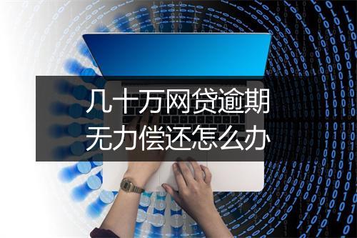 几十万网贷逾期无力偿还怎么办