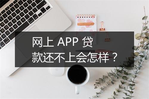 网上 APP 贷款还不上会怎样？