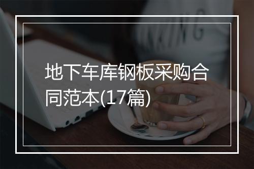 地下车库钢板采购合同范本(17篇)