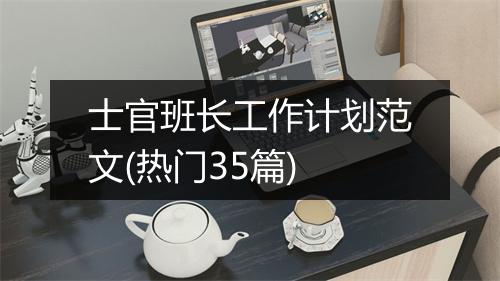 士官班长工作计划范文(热门35篇)