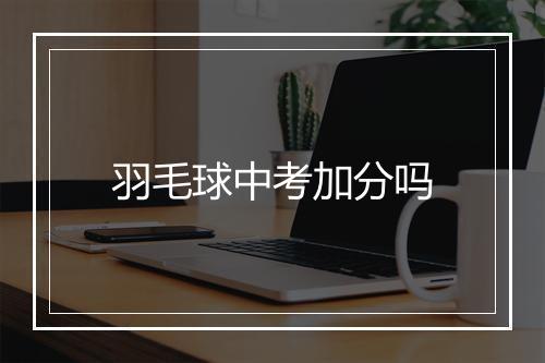 羽毛球中考加分吗