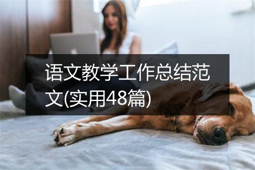 语文教学工作总结范文(实用48篇)