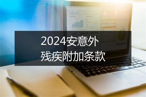2024安意外残疾附加条款