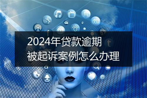 2024年贷款逾期被起诉案例怎么办理