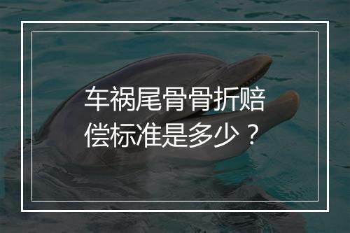 车祸尾骨骨折赔偿标准是多少？