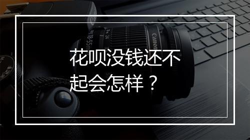 花呗没钱还不起会怎样？