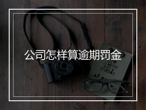 公司怎样算逾期罚金