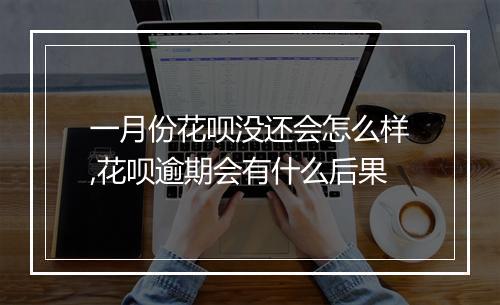 一月份花呗没还会怎么样,花呗逾期会有什么后果