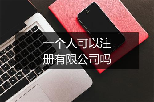 一个人可以注册有限公司吗