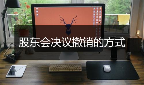 股东会决议撤销的方式