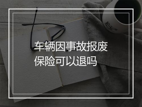车辆因事故报废保险可以退吗