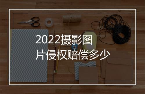 2022摄影图片侵权赔偿多少