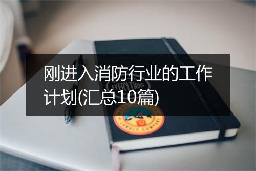 刚进入消防行业的工作计划(汇总10篇)
