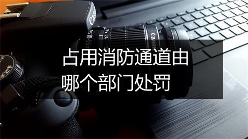占用消防通道由哪个部门处罚