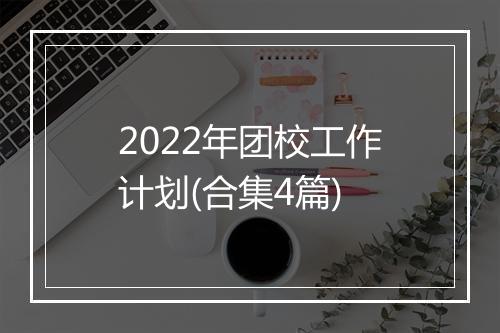 2022年团校工作计划(合集4篇)