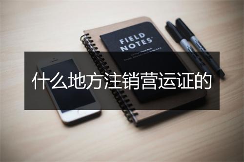什么地方注销营运证的