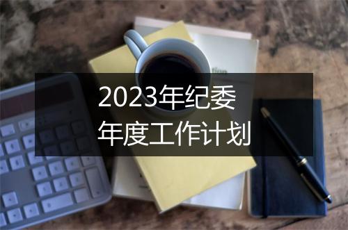 2023年纪委年度工作计划